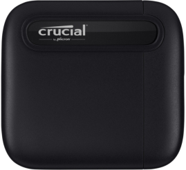 Slika izdelka: Prenosni SSD USB-C 3.2 500GB Crucial X6 (69x11x64) 540MB/s (CT500X6SSD9)