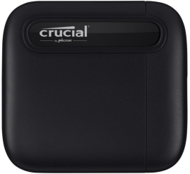 Slika izdelka: Prenosni SSD USB-C 3.2 500GB Crucial X6 (69x11x64) 540MB/s (CT500X6SSD9)