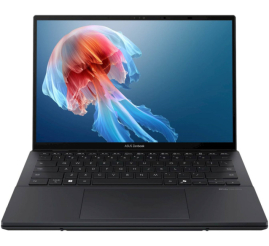 Slika izdelka: Prenosnik Intel 2x 35,5 cm (14,0") Zenbook Duo 1920x1200 OLED na dotik 400nit 120Hz Ultra 9-285H/32GB/SSD1TB/BL/ALU/Intel Arc/Win11Pro (90NB14X1-M00790)