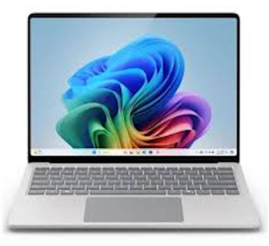 Slika izdelka: Prenosnik Microsoft 35,0 cm (13,8") Surface Copilot+PC 2304x1536 OLED na dotik 600nit 120Hz Snapdragon® X Elite/16GB/512GB/BL/ALU/Copilot+/Qualcomm Adreno GPU/Win11Home (ZGP-00025)