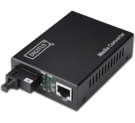 Slika izdelka: Pretvornik FO-UTP 1000/1000 SC simplex Singlemode Digitus (DN-82122)