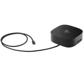 Slika izdelka: Priklopna postaja RNW HP USB-C Dock G5 2x DisplayPort 1x HDMI 4x USB 3.0 1x USB-C (5TW10AA), priložen 100W adapter