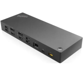 Slika izdelka: Priklopna postaja RNW USB-C/A => Lenovo ThinkPad Hybrid USB-C + USB-A Dock 135W (40AF0135EU) / A+ / 24m garancije