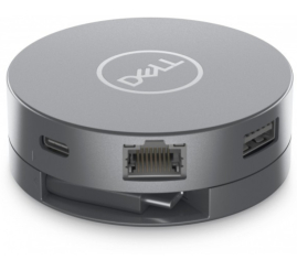 Slika izdelka: Priklopna postaja USB-C => Dell DA305 HDMI DisplayPort USB-C 4xUSB3.0 GigaE (470-AFKL)