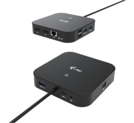 Slika izdelka: Priklopna postaja USB-C =>I-TEC 2xDisplayPort 1.4 5xUSB3.0 1xUSB-C 100W 1xLAN Audio (C31DUALDPDOCKPD)