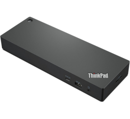 Slika izdelka: Priklopna postaja USB-C => Lenovo ThinkPad Universal Thunderbolt 4 100W 4x USB 3.0 1x USB-C HDMI 2.1 2x DisplayPort 1.4 LAN (40B00135EU)