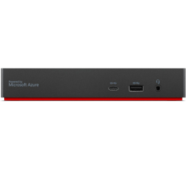Slika izdelka: Priklopna postaja USB-C => Lenovo Universal Smart Dock 135W 2xDisplayPort HDMI 2.1 3xUSB3.1 USB-C RJ45 - (40B20135EU)