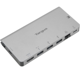 Slika izdelka: Priklopna postaja USB-C => Targus 3xUSB3.0 USB-C SD Čitalec HDMI ETH LAN RJ45 PD (100W) (DOCK414EU)