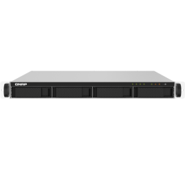Slika izdelka: QNAP NAS strežnik 1U rack za 4 diske, 2GB ram, 2x 10Gb SFP+ mreža