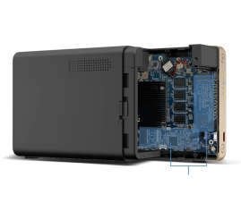 Slika izdelka: QNAP NAS strežnik za 2 diskA, 8GB ram, 2,5GbE mreža 