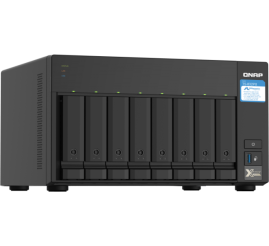 Slika izdelka: QNAP NAS strežnik za 8 diskov, 4GB ram, 2x 10Gb SFP+, 2x 2.5Gb mreža
