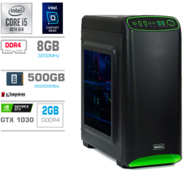 Slika izdelka: Računalnik MEGA MT 4000S i5-10400F/GT1030/8GB/500GB/350W/Brez OS