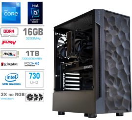 Slika izdelka: Računalnik MEGA TWR S7 i5-12400/Intel 730/16GB/1TB-4.0/750W/Brez OS