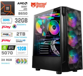 Slika izdelka: Računalnik MEGA TWR S7 R7-7700/RTX5070/32GB-DDR5/2TB-4.0/750W/Brez OS RGB