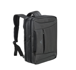 Slika izdelka: RivaCase ogljeno črna spremenljiva torba/nahrbtnik za prenosni računalnik 16 8290
