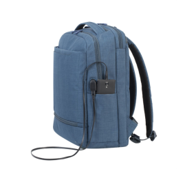 Slika izdelka: RivaCase turkizno-moder veliki nahrbtnik za prenosni računalnik 17.3 8365