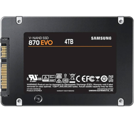 Slika izdelka: SAMSUNG 870 EVO 4TB 2,5" SATA3 MZ-77E4T0B/EU SSD