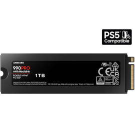 Slika izdelka: SAMSUNG 990 PRO 1TB M.2 PCIe 4.0 NVMe (MZ-V9P1T0CW) s hladilnikom SSD
