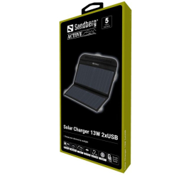 Slika izdelka: Sandberg Solar Charger 13W 2xUSB solarni polnilnik
