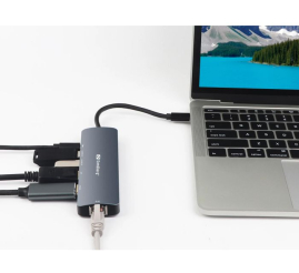 Slika izdelka: Sandberg USB-C 8K Display Dock priklopna postaja