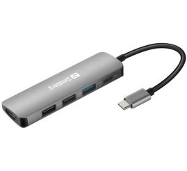 Slika izdelka: Sandberg USB-C Dock HDMI+3xUSB+PD 100W priklopna postaja