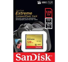 Slika izdelka: SanDisk 128GB Compact Flash Extreme UDMA7