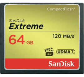 Slika izdelka: SanDisk 64GB Compact Flash Extreme UDMA7