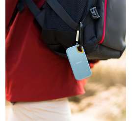 Slika izdelka: SanDisk Extreme 1TB Portable SSD 1050/1000 MB/s USB 3.2 Gen 2- modra