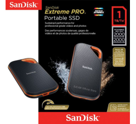 Slika izdelka: SanDisk Extreme PRO 1TB Portable SSD - Read/Write Speeds up to 2000MB/s, USB 3.2 Gen 2x2, 