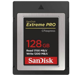Slika izdelka: SanDisk Extreme PRO CFexpress Tip B, 128GB, 1700MB/s branje, 1200MB/s pisanje