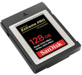 Slika izdelka: SanDisk Extreme PRO CFexpress Tip B, 128GB, 1700MB/s branje, 1200MB/s pisanje