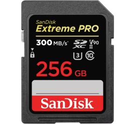 Slika izdelka: SANDISK Extreme PRO SDXC 256GB UHS-II 8K SDSDXDM-256G-GN4IN spominska kartica