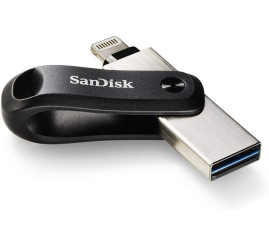 Slika izdelka: SanDisk iXpand Flash Drive Go 128GB - USB3.0 + Lightning - for iPhone and iPad