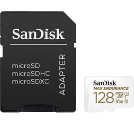 Slika izdelka: SanDisk MAX ENDURANCE microSDXC 128GB + SD Adapter