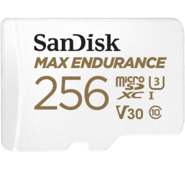 Slika izdelka: SanDisk MAX ENDURANCE microSDXC 256GB + SD Adapter