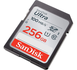 Slika izdelka: SanDisk Ultra 256GB SDXC spominska kartica 150MB/s