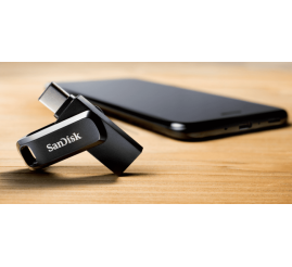 Slika izdelka: SanDisk Ultra Dual Drive Go USB Type C, 256GB 3.1/3.0, b do 400 MB/s, črn