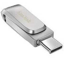 Slika izdelka: SanDisk Ultra Dual Drive Luxe USB Type-C 1TB 150MB/s USB 3.1 Gen 1, srebrn