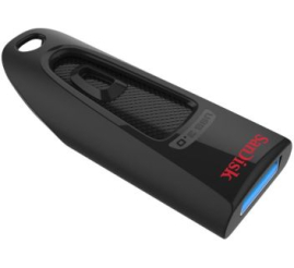 Slika izdelka: SanDisk Ultra USB spominski ključek 256GB USB 3.0 črn