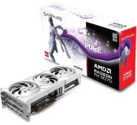 Slika izdelka: SAPPHIRE PURE Gaming Radeon RX 9070 16GB GDDR6 ARGB grafična kartica