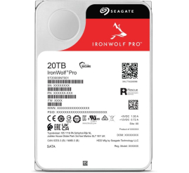 Slika izdelka: Seagate 20TB IronWolf Pro 3,5" SATA 6Gb/s 7200rpm 256MB HDD disk