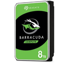 Slika izdelka: Seagate 8TB BarraCuda 3,5" SATA 6Gb/s 5400rpm 256MB HDD disk