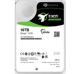 Slika izdelka: SEAGATE Exos X18 16TB 3,5" SATA3 256MB 7200 (ST16000NM000J) Enterprise trdi disk