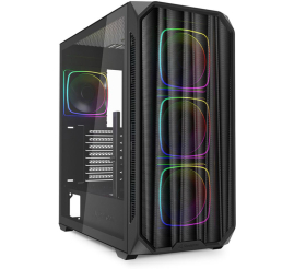 Slika izdelka: SHARKOON AK5M RGB midiATX okno črno ohišje