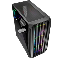 Slika izdelka: SHARKOON AK5M RGB midiATX okno črno ohišje