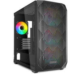 Slika izdelka: SHARKOON MK3 RGB microATX okno črno ohišje