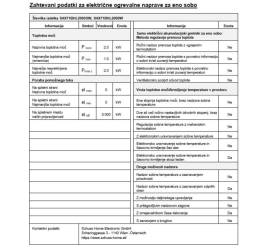 Slika izdelka: SHE Industrijski ventilatorski grelnik 2000W