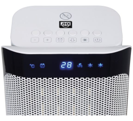 Slika izdelka: SHE PTC keramični ventilatorski grelnik z zaslonom 2000W