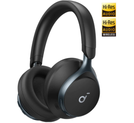 Slika izdelka: Slušalke brezžične Anker naglavne BT/1x3,5mm Soundcore Space One črna ANC (A3035G11)