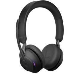 Slika izdelka: Slušalke brezžične Jabra naglavne BT Evolve2 65 Link380a MS Stereo črne (26599-999-999) 